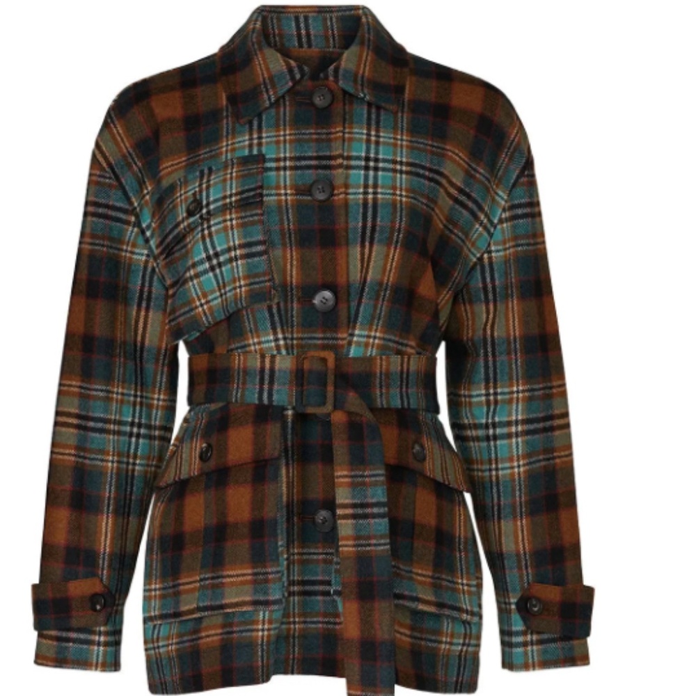 🔥CO FLANNEL PLAID JACKET🔥